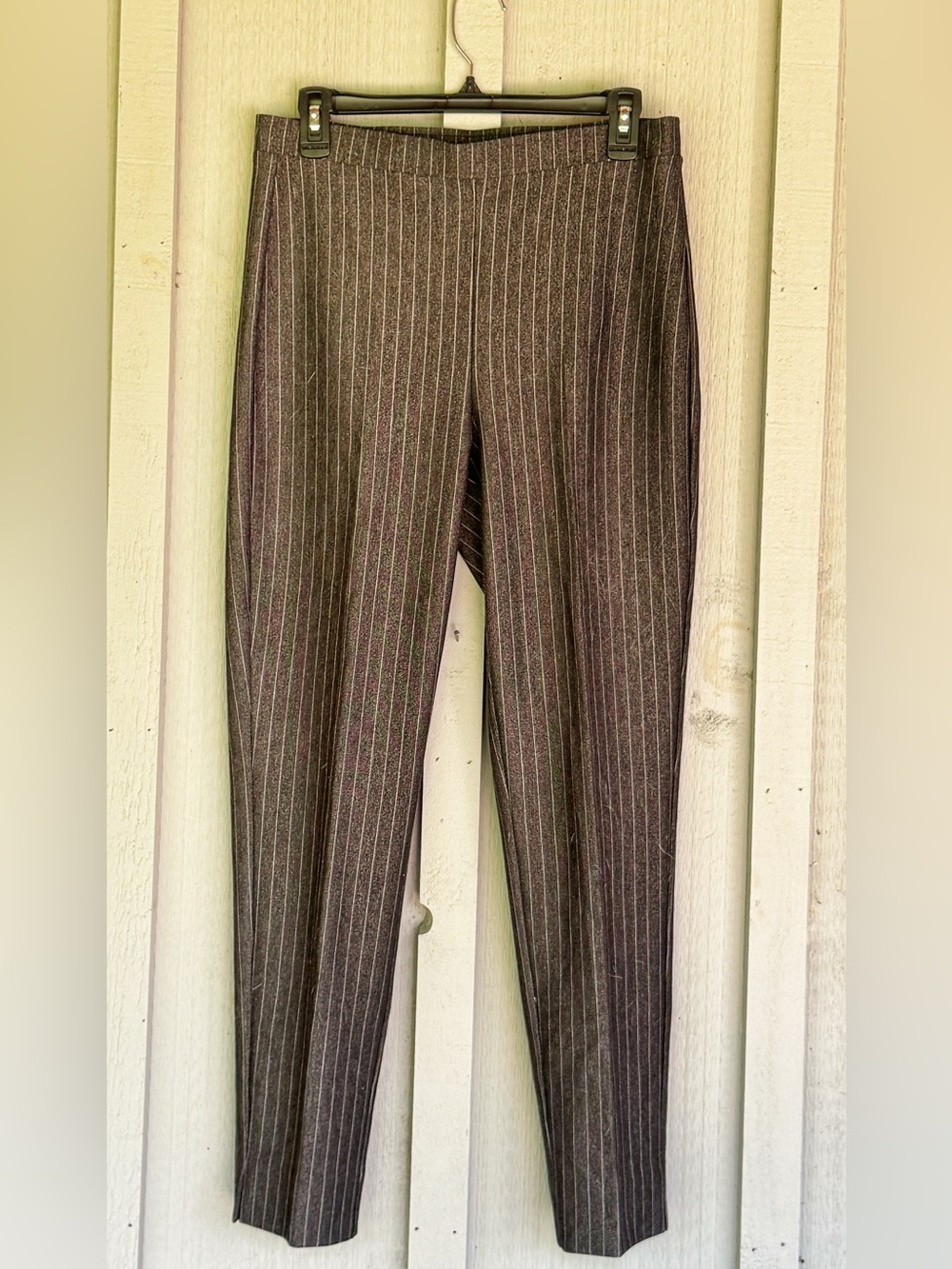Classic Kobi Halperin Gray Pinstripe Women's Trousers - M